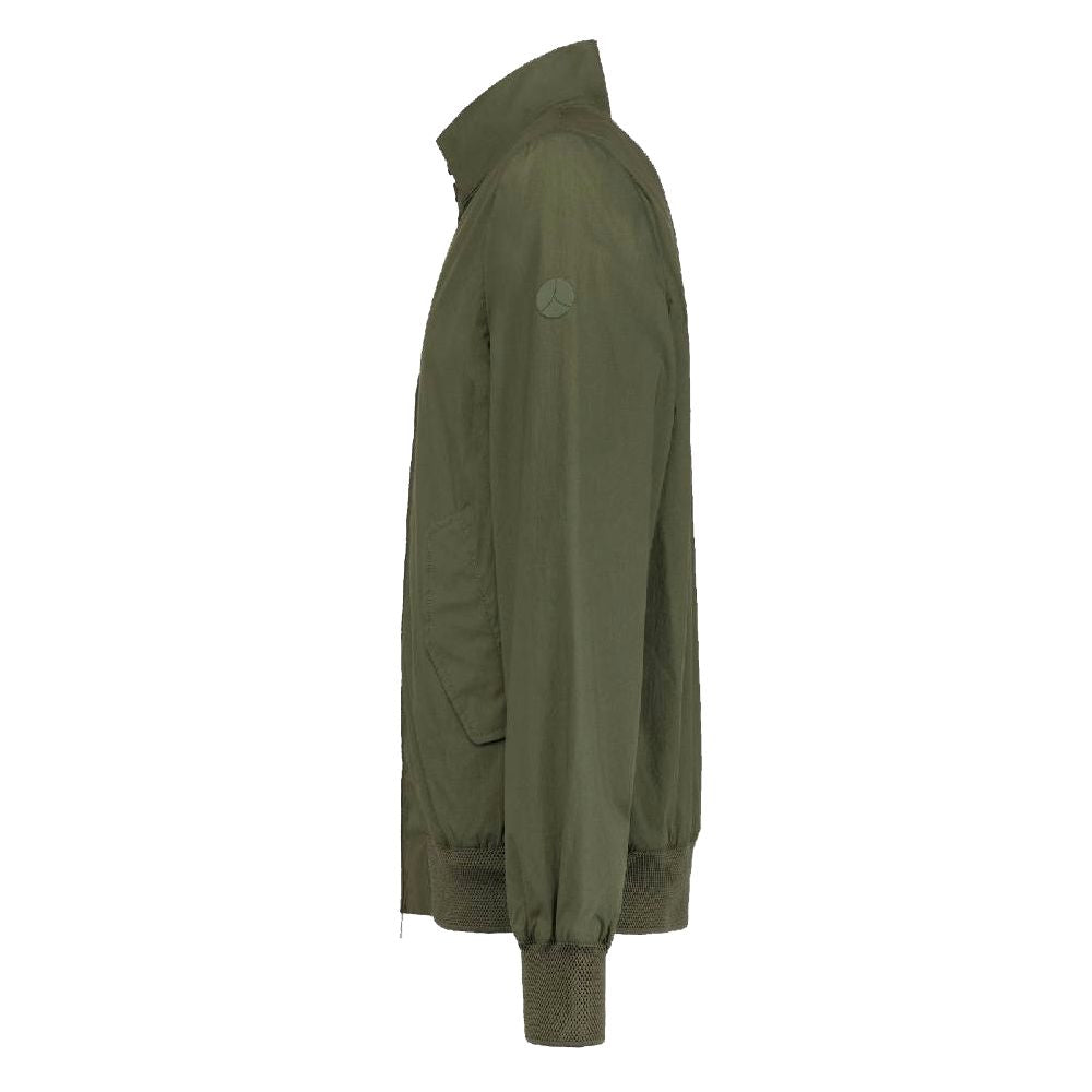 People Of Shibuya Green Cotton Men Bomber Jacket $638.00 People Of Shibuya Luzworld