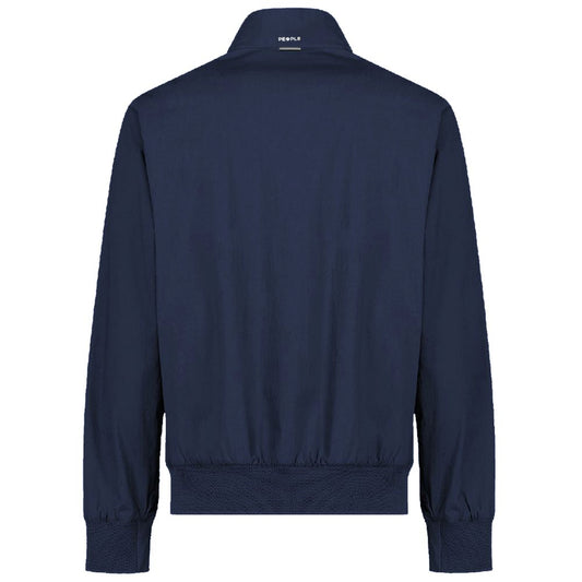 People Of Shibuya Blue Cotton Men's Bomber Jacket $638.00 People Of Shibuya Luzworld