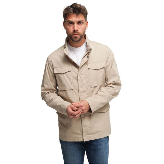 People Of Shibuya Beige Cotton Men Jacket $726.00 People Of Shibuya Luzworld