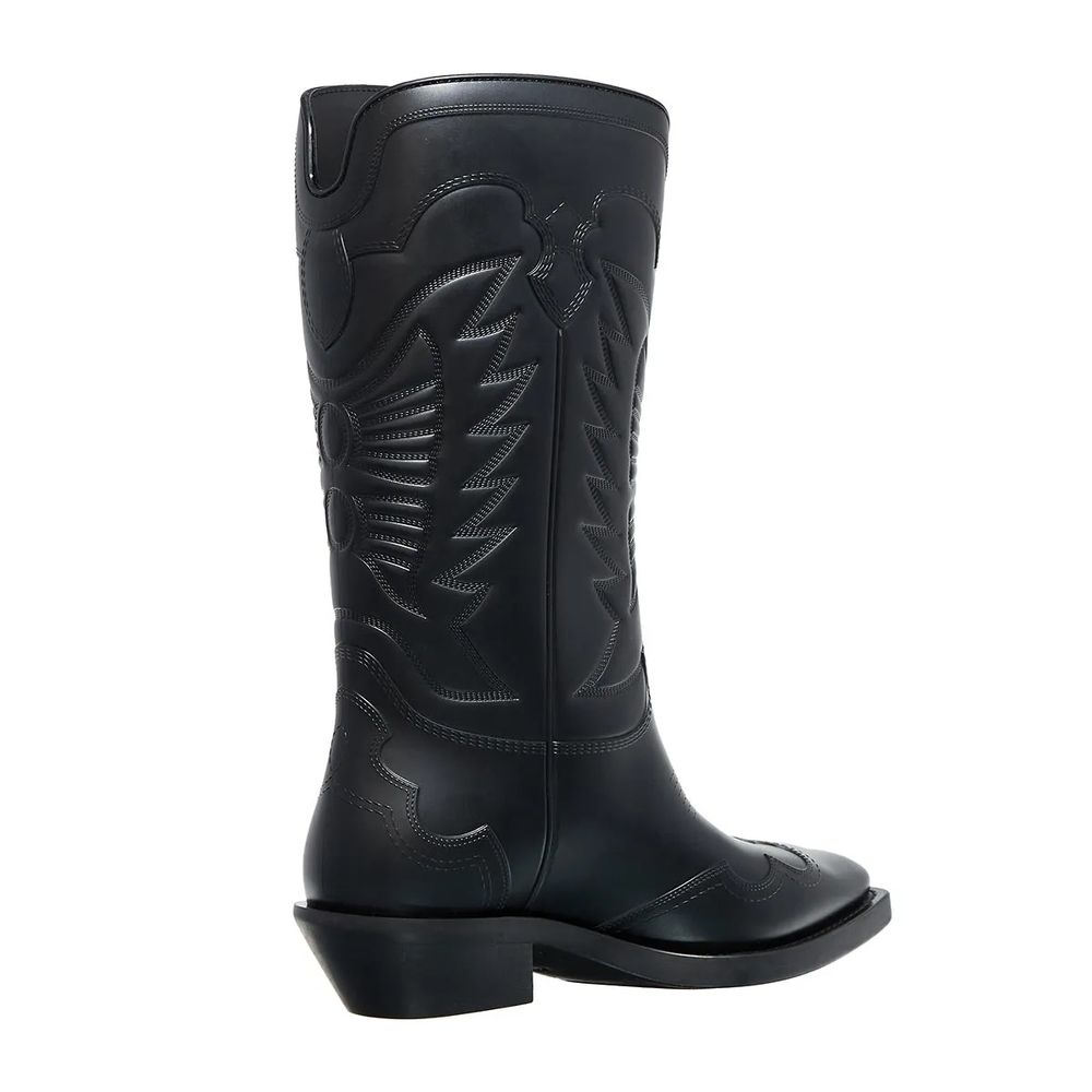 Dior Black Leather Boot $2119.00 Dior Luzworld