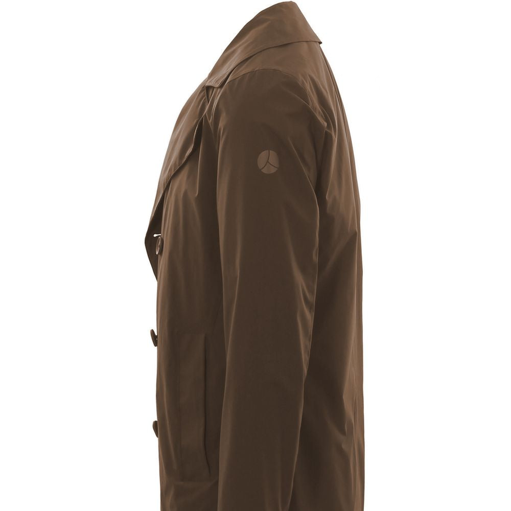 People Of Shibuya Brown Recycled Polyester Men Jacket $778.00 People Of Shibuya Luzworld