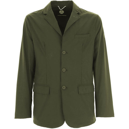 People Of Shibuya Green Polyester Blazer $766.00 People Of Shibuya Luzworld