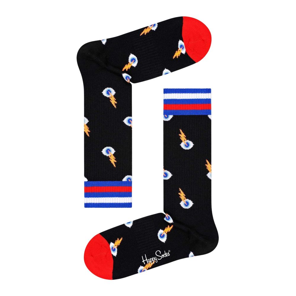Happy Socks Black Cotton Sock $94.00 Happy Socks Luzworld