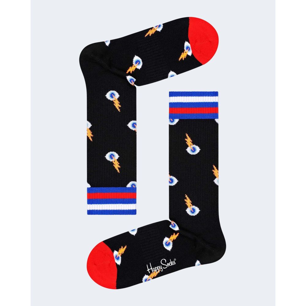 Happy Socks Black Cotton Sock $94.00 Happy Socks Luzworld