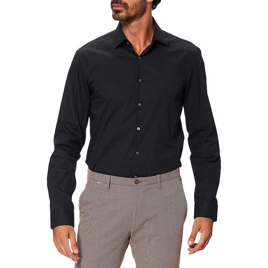Calvin Klein Black Cotton Shirt $187.00 Calvin Klein Luzworld