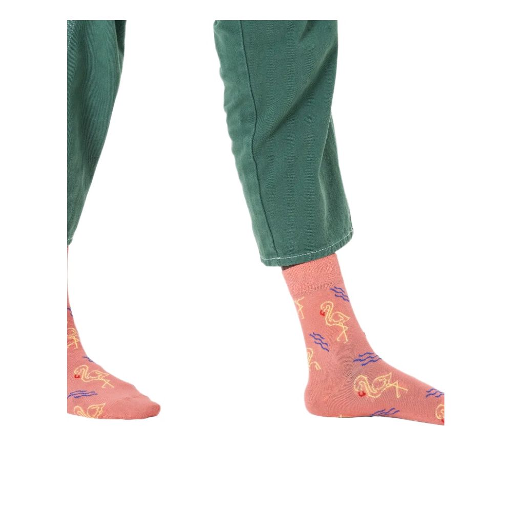 Happy Socks Orange Cotton Sock $88.00 Happy Socks Luzworld