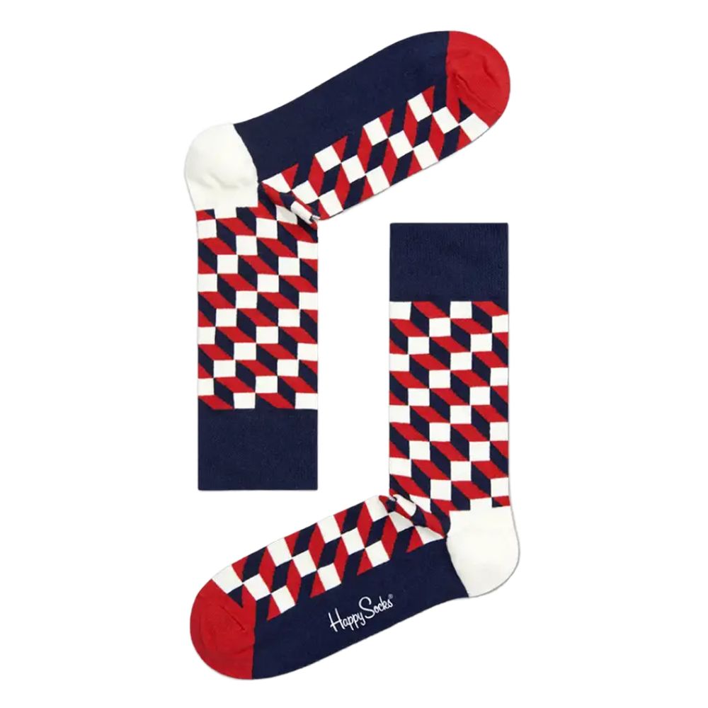 Happy Socks Blue Cotton Sock $135.00 Happy Socks Luzworld