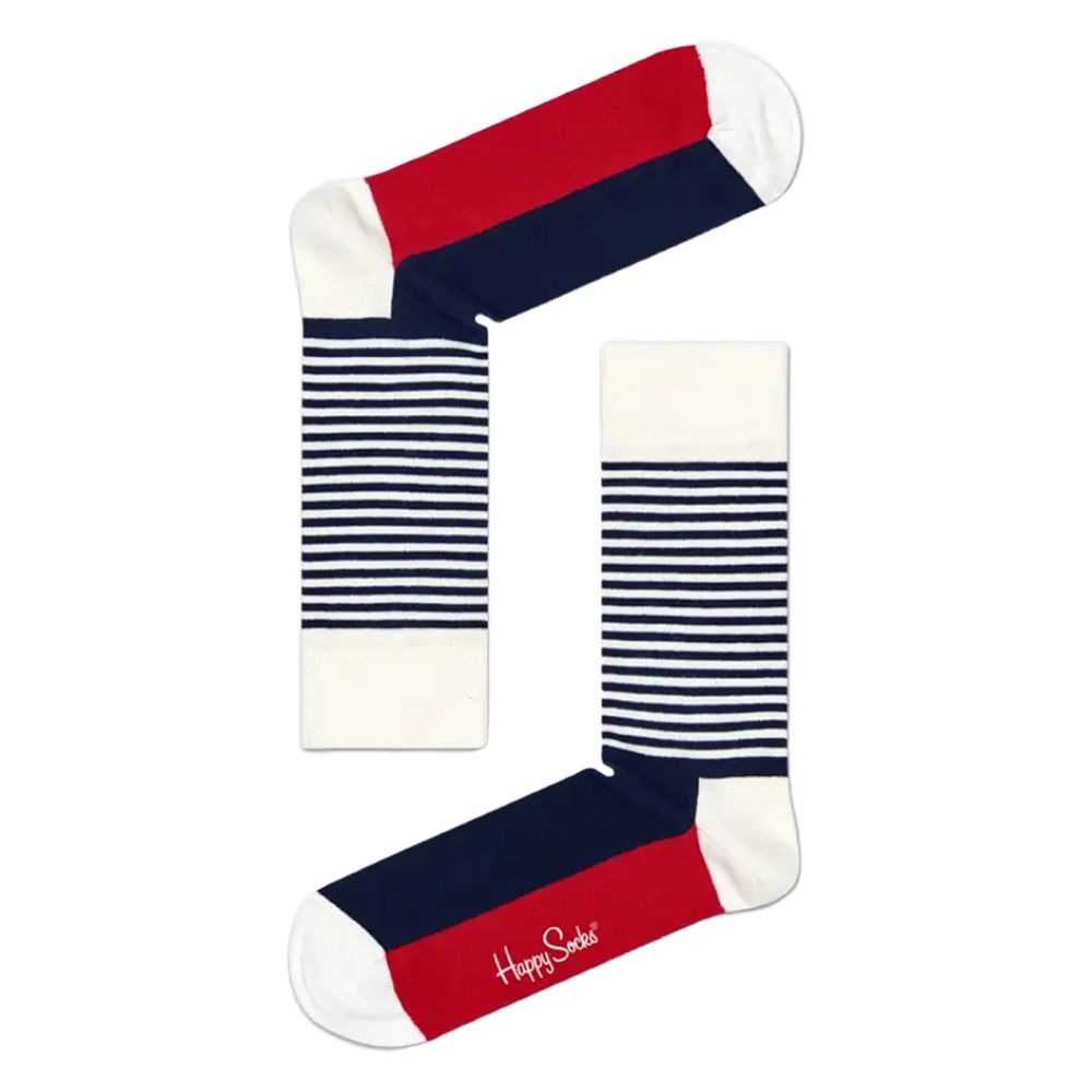 Happy Socks Blue Cotton Sock $135.00 Happy Socks Luzworld