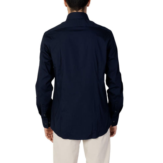 Calvin Klein Blue Cotton Shirt $187.00 Calvin Klein Luzworld