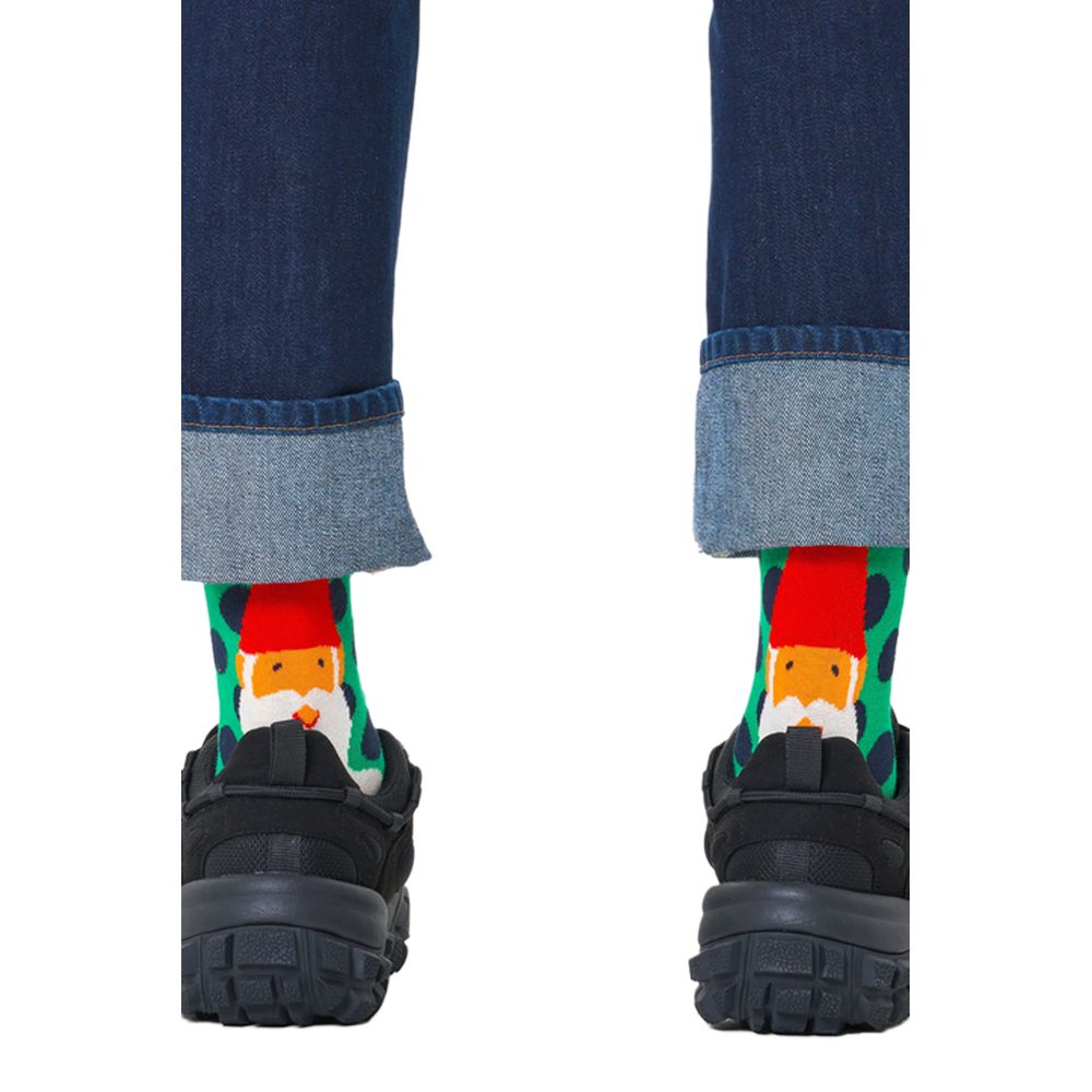 Happy Socks Green Cotton Sock $94.00 Happy Socks Luzworld