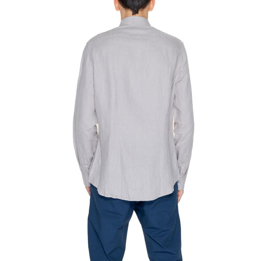 Calvin Klein Beige Linen Shirt $230.00 Calvin Klein Luzworld