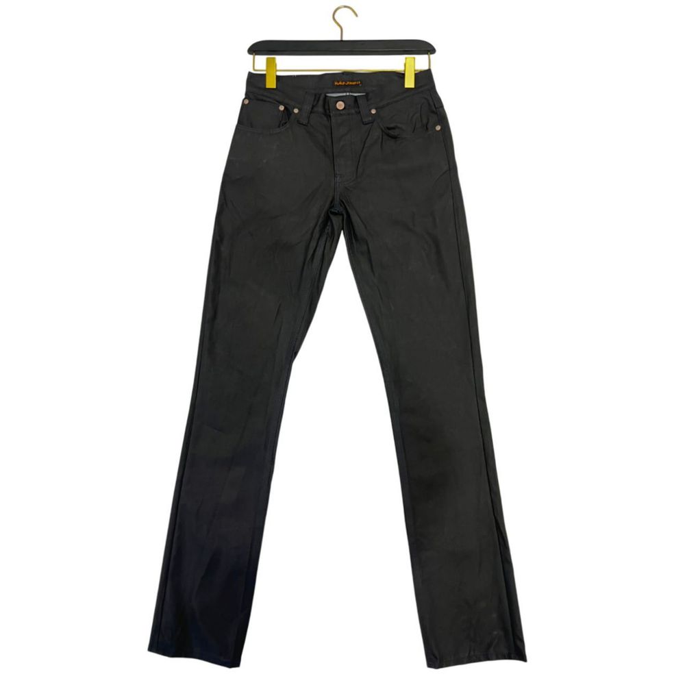 Nudie Jeans Black Cotton Men Jeans $219.00 Nudie Jeans Luzworld