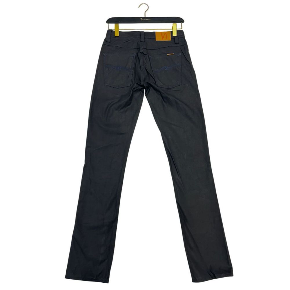 Nudie Jeans Black Cotton Men Jeans $219.00 Nudie Jeans Luzworld