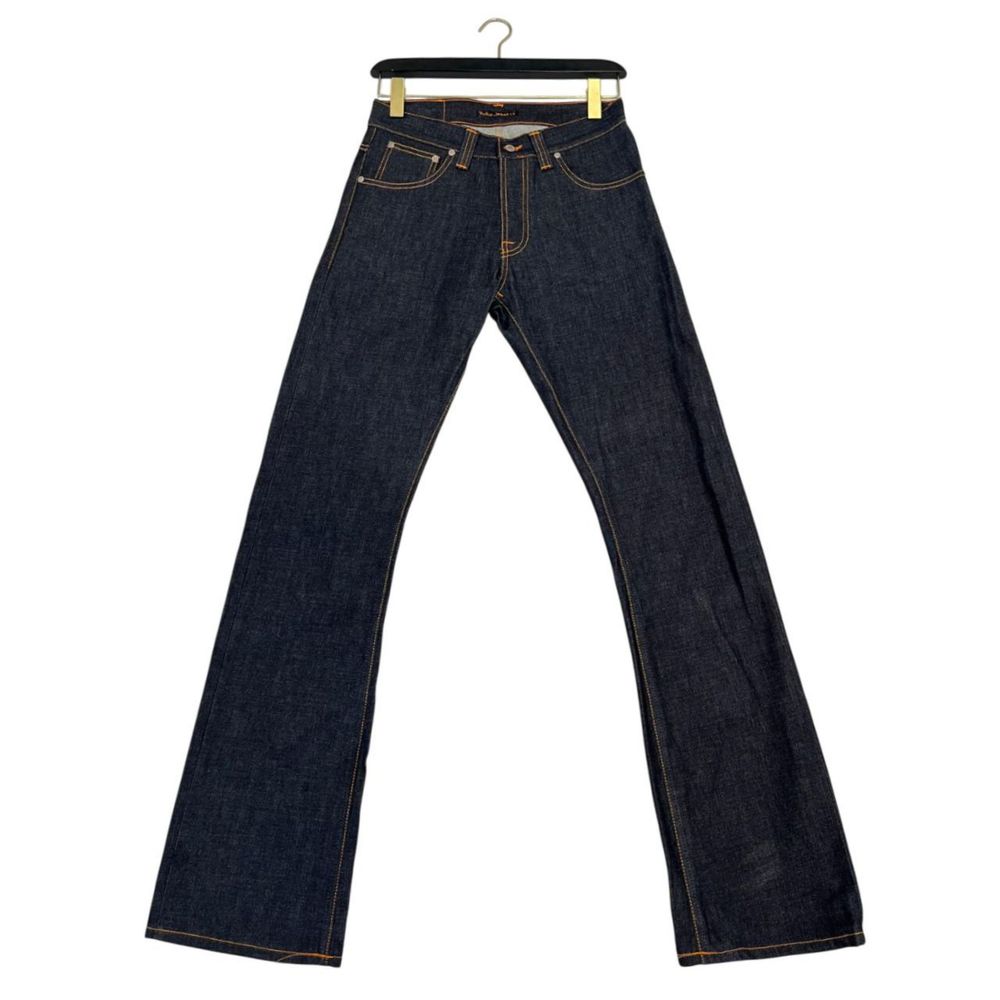Nudie Jeans Blue Cotton Men Jeans $220.00 Nudie Jeans Luzworld