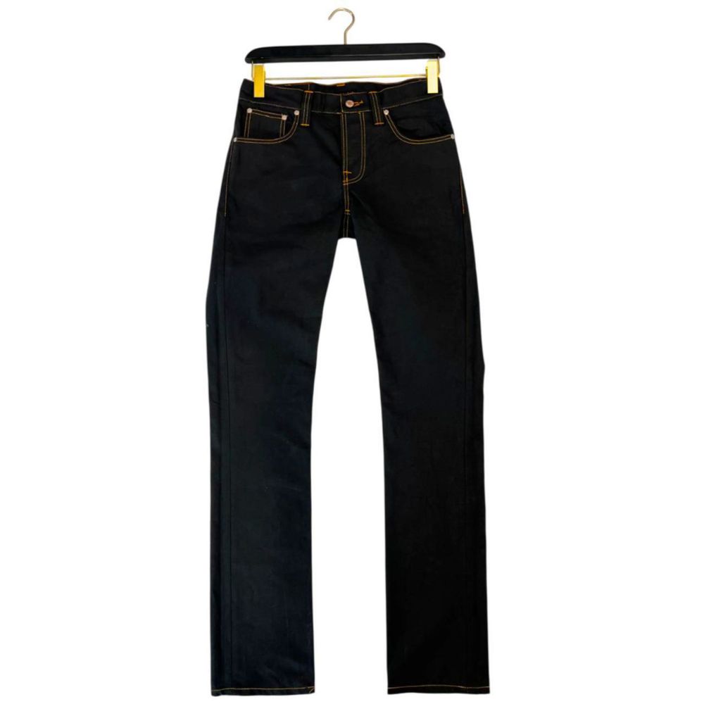 Nudie Jeans Black Cotton Men's Jean $219.00 Nudie Jeans Luzworld