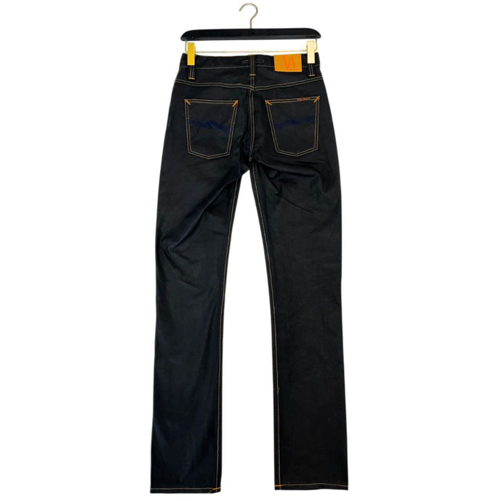 Nudie Jeans Black Cotton Men's Jean $219.00 Nudie Jeans Luzworld