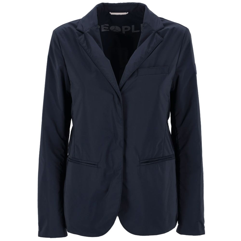 People Of Shibuya Blue Polyester Jackets & Coat $612.00 People Of Shibuya Luzworld