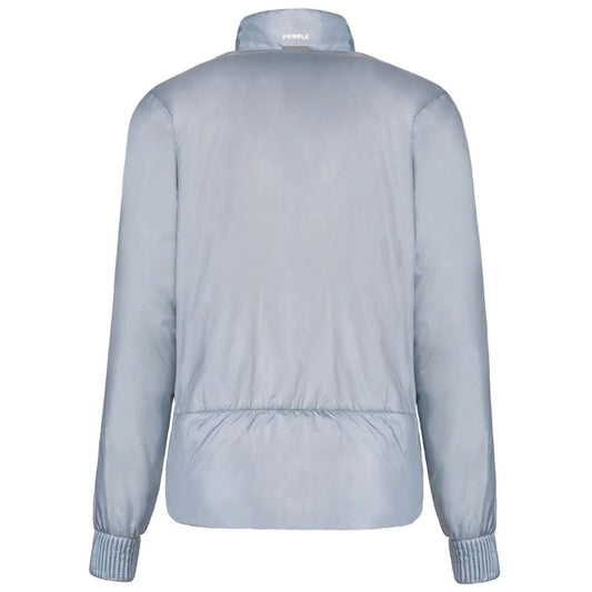 People Of Shibuya Light Blue Nylon Women Jacket $612.00 People Of Shibuya Luzworld