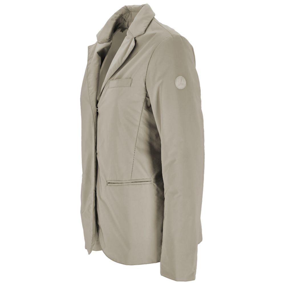 People Of Shibuya Beige Polyester Jackets & Coat $612.00 People Of Shibuya Luzworld