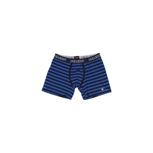 Lyle & Scott Blue Cotton Boxer $122.00 Lyle & Scott Luzworld