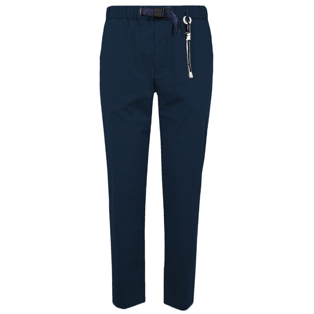 People Of Shibuya Blue Cotton Men Pants $282.00 People Of Shibuya Luzworld