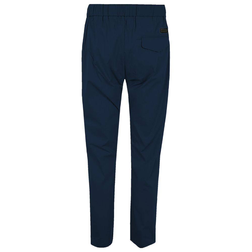 People Of Shibuya Blue Cotton Men Pants $282.00 People Of Shibuya Luzworld