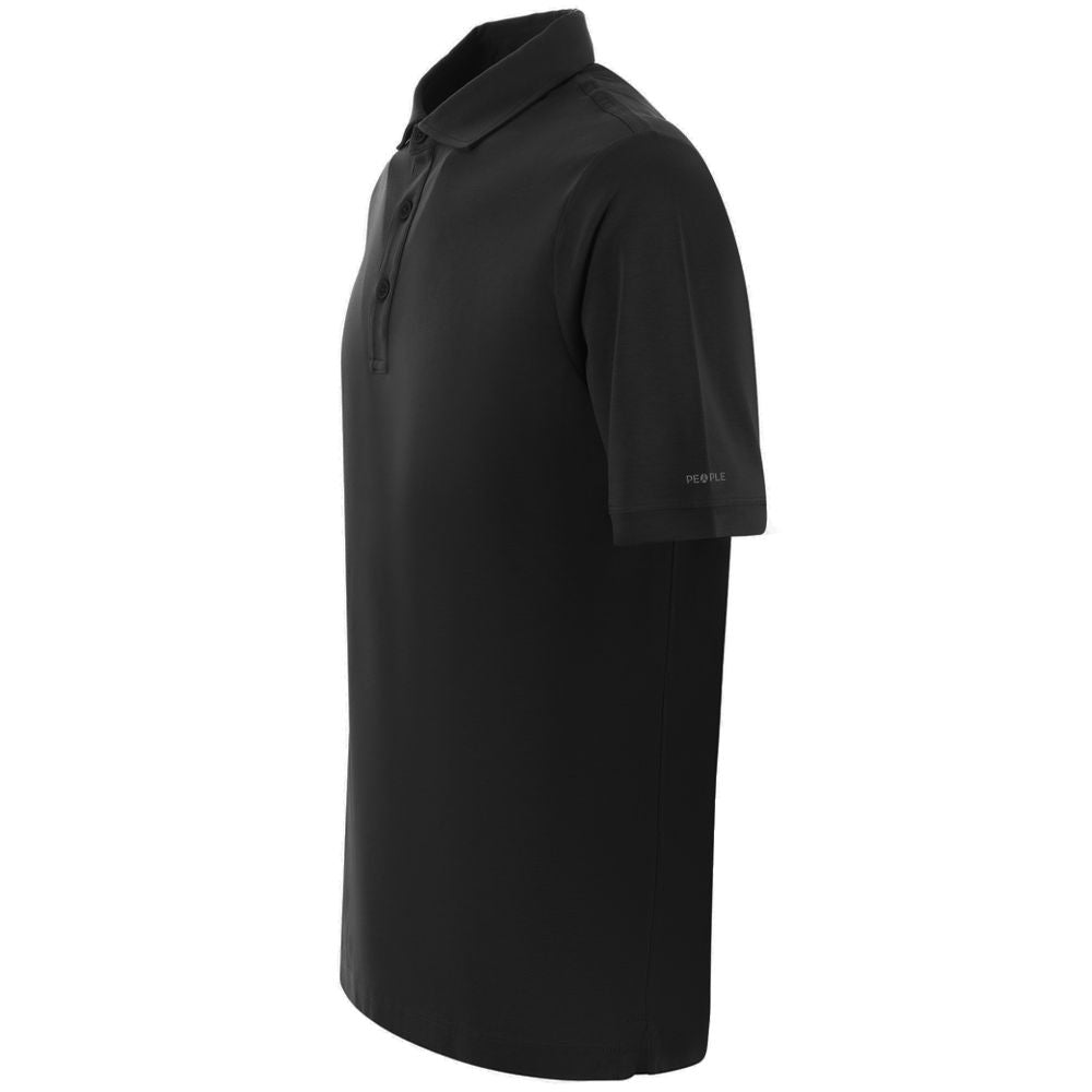 People Of Shibuya Black Cotton Polo Shirt $210.00 People Of Shibuya Luzworld