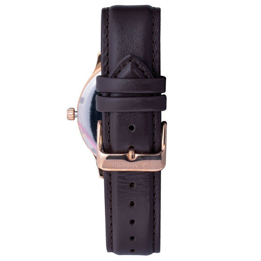 Luca Maranello Brown Leather Watch $192.00 Luca Maranello Luzworld