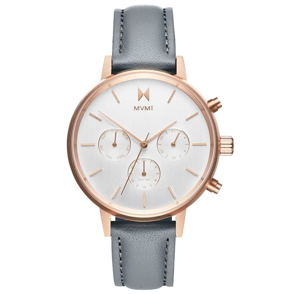 MVMT Gray Leather Watch $249.00 MVMT Luzworld