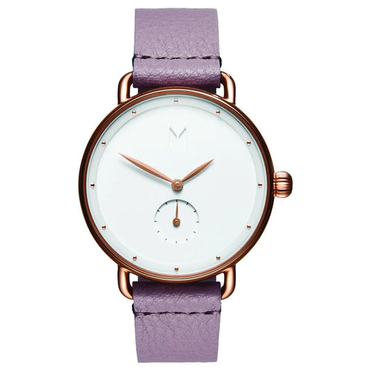 MVMT Purple Leather Watch $244.00 MVMT Luzworld