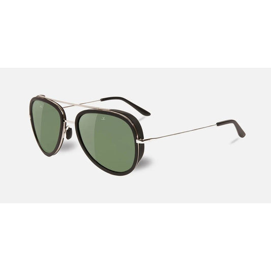 Vuarnet Black Stainless Steel Sunglasses $559.00 Vuarnet Luzworld