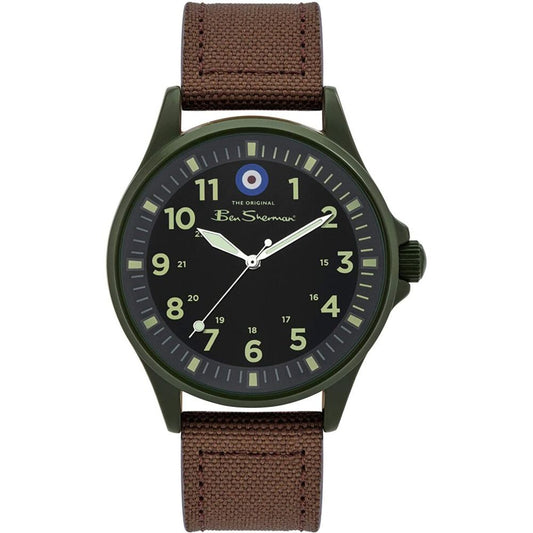 Ben Sherman Brown Leather Watch $150.00 Ben Sherman Luzworld