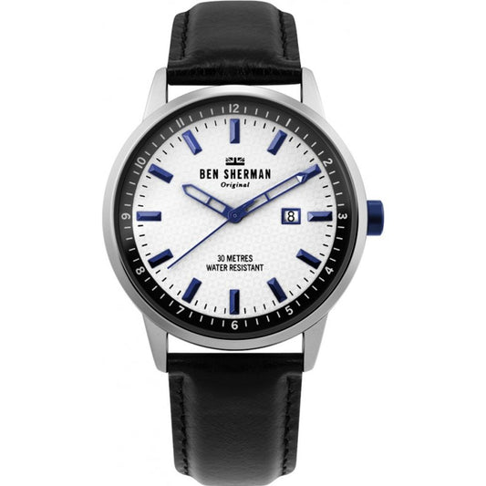 Ben Sherman Black Leather Watch $162.00 Ben Sherman Luzworld