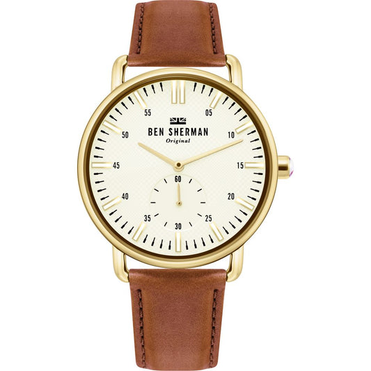 Ben Sherman Brown Leather Watch $178.00 Ben Sherman Luzworld
