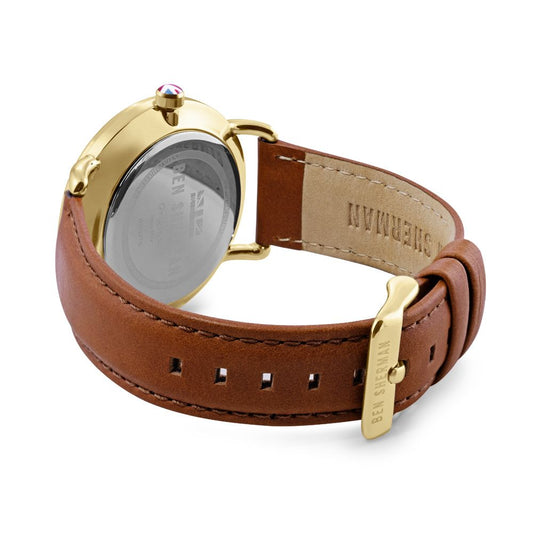 Ben Sherman Brown Leather Watch $178.00 Ben Sherman Luzworld