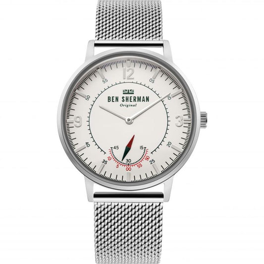 Ben Sherman Silver Stainless Steel Watch $185.00 Ben Sherman Luzworld