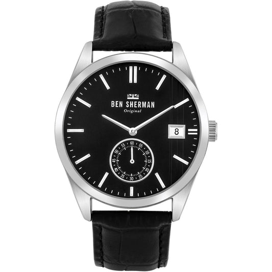 Ben Sherman Black Leather Watch $185.00 Ben Sherman Luzworld