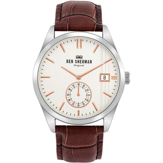 Ben Sherman Brown Leather Watch $185.00 Ben Sherman Luzworld