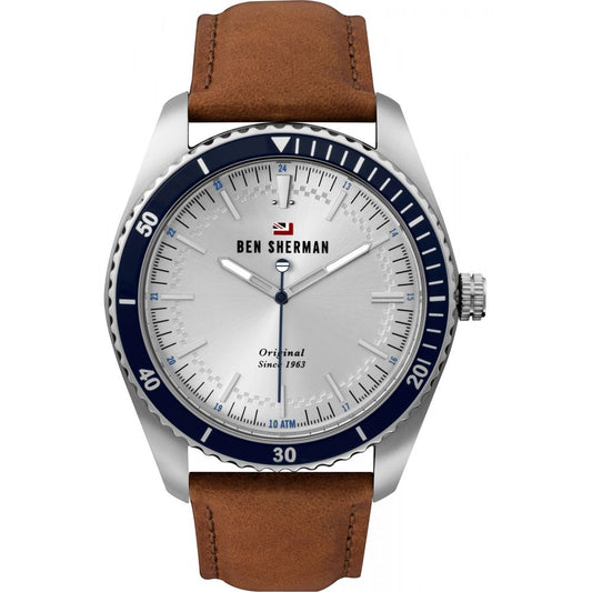 Ben Sherman Brown Leather Watch $202.00 Ben Sherman Luzworld