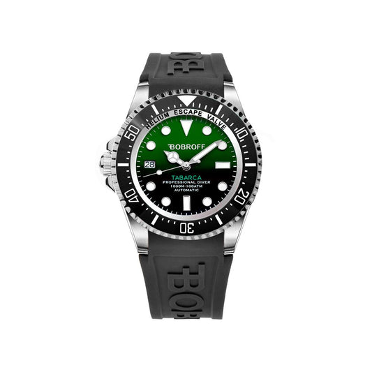 Bobroff Black Rubber Watch $2244.00 Bobroff Luzworld