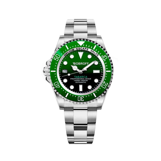 Bobroff Silver Stainless Steel Watch $2244.00 Bobroff Luzworld