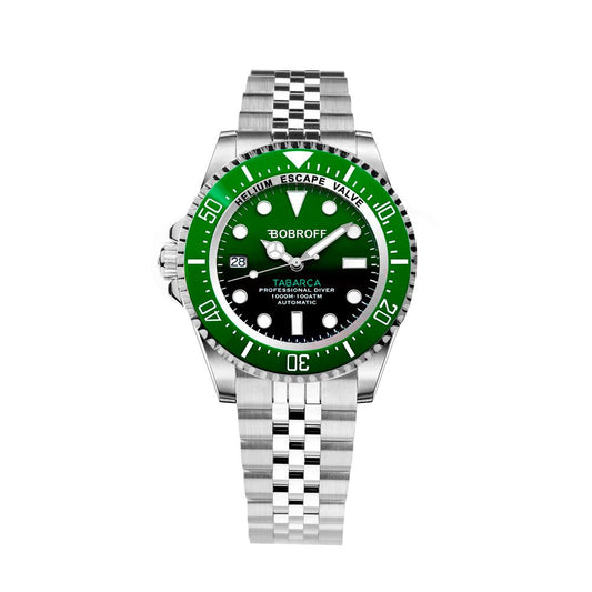 Bobroff Silver Stainless Steel Watch $2244.00 Bobroff Luzworld