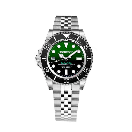 Bobroff Silver Stainless Steel Watch $2244.00 Bobroff Luzworld