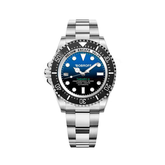 Bobroff Silver Stainless Steel Watch $2256.00 Bobroff Luzworld