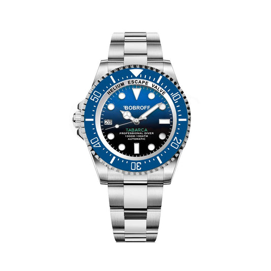 Bobroff Silver Stainless Steel Watch $2244.00 Bobroff Luzworld