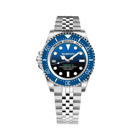 Bobroff Silver Stainless Steel Watch $2244.00 Bobroff Luzworld