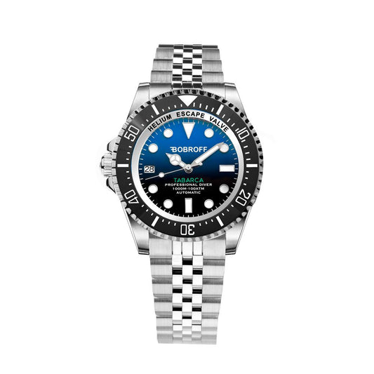Bobroff Silver Stainless Steel Watch $2244.00 Bobroff Luzworld