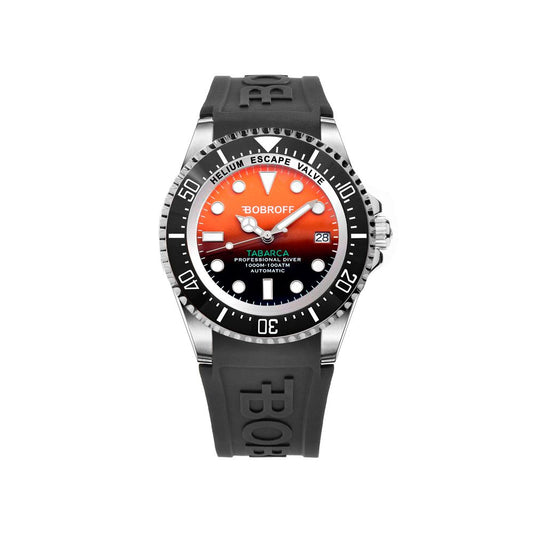 Bobroff Black Rubber Watch $2244.00 Bobroff Luzworld