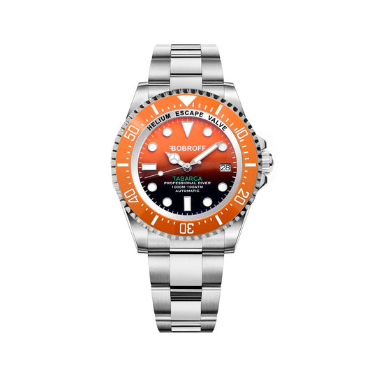 Bobroff Silver Stainless Steel Watch $2244.00 Bobroff Luzworld