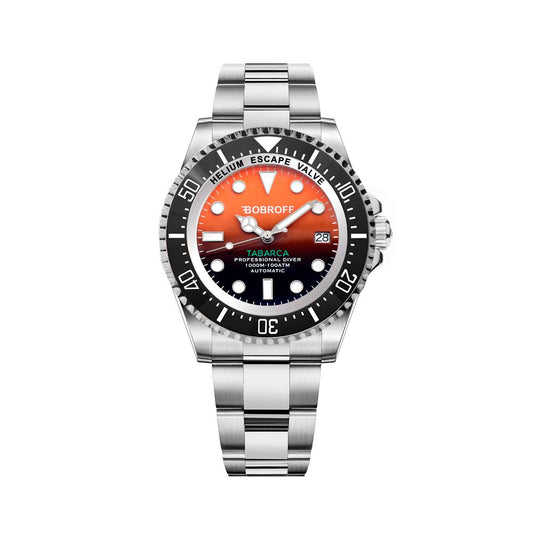 Bobroff Silver Stainless Steel Watch $2244.00 Bobroff Luzworld